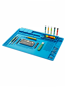 Коврик для пайки силиконовый термостойкий 45х30 см Помощник PM-INR13